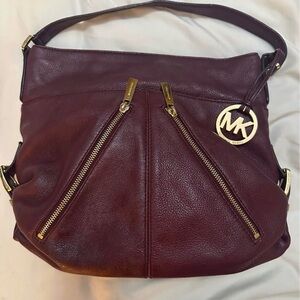 Michael Kors Deep Red Shoulder Bag